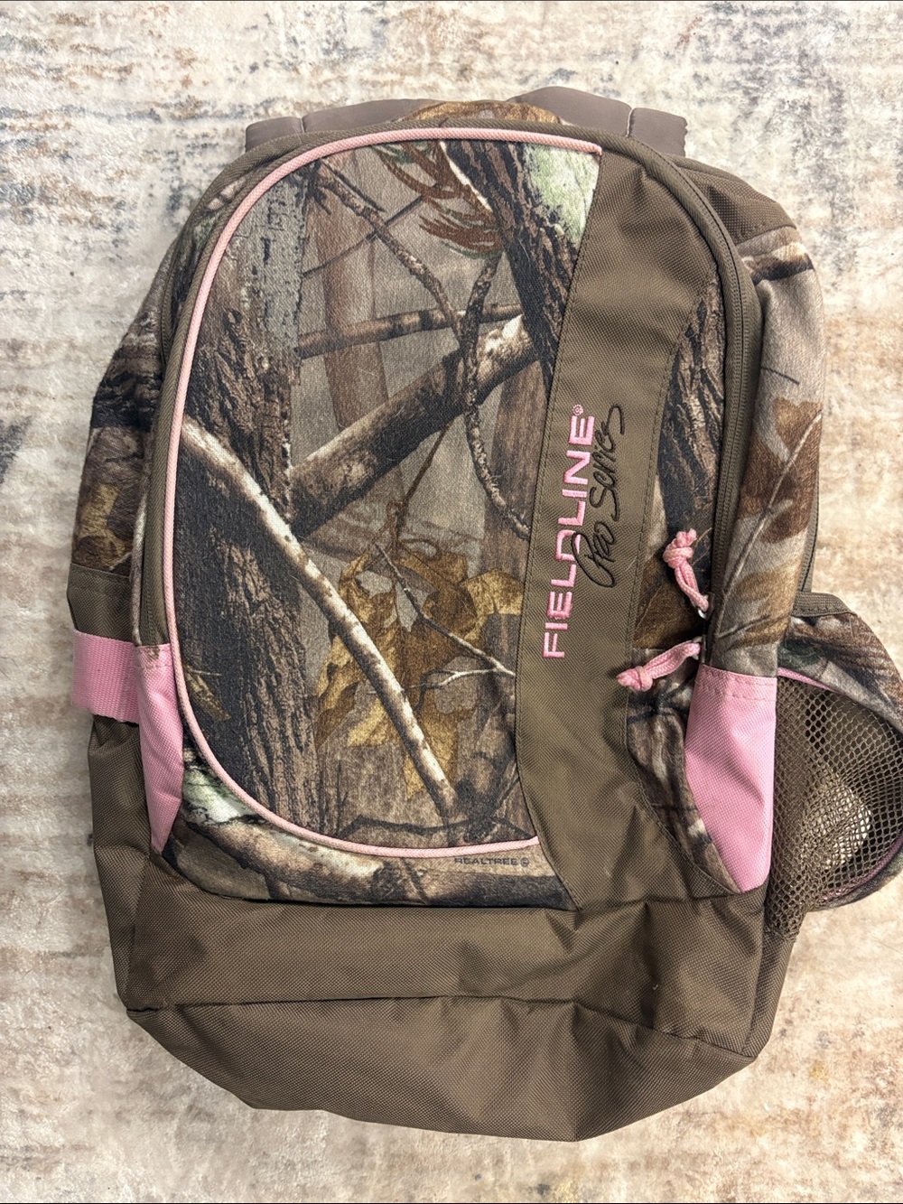 FIELDLINE Camouflage Pink Accent Women's Backpack